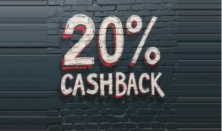 Unlock Long-Term Savings with Our 20% Cashback and Reuse It at Our Store! Unlock Long-Term Savings with Our 20% Cashback and Reuse It at Our Store!