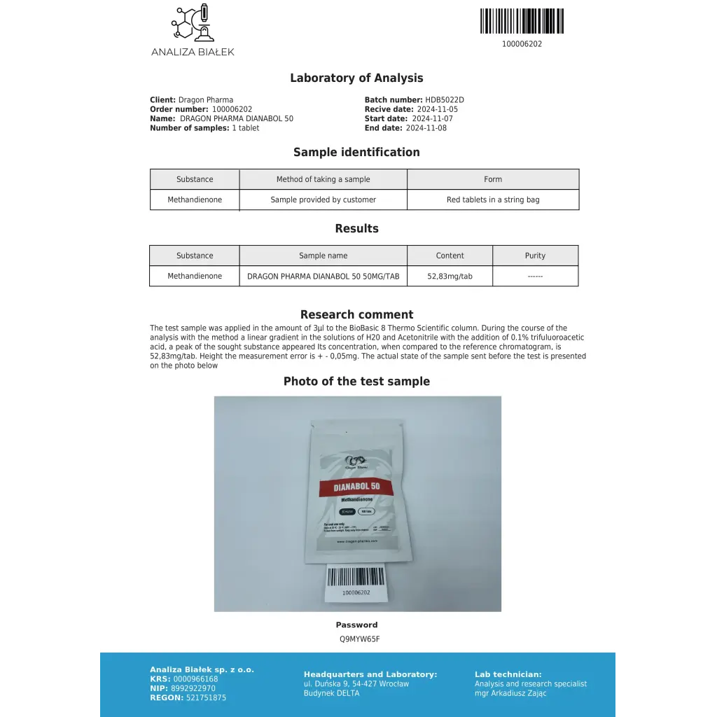 Dianabol 50 Dragon Pharma