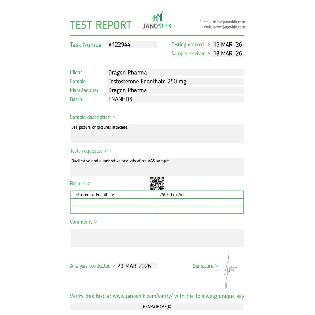 Enantat 250 Dragon Pharma