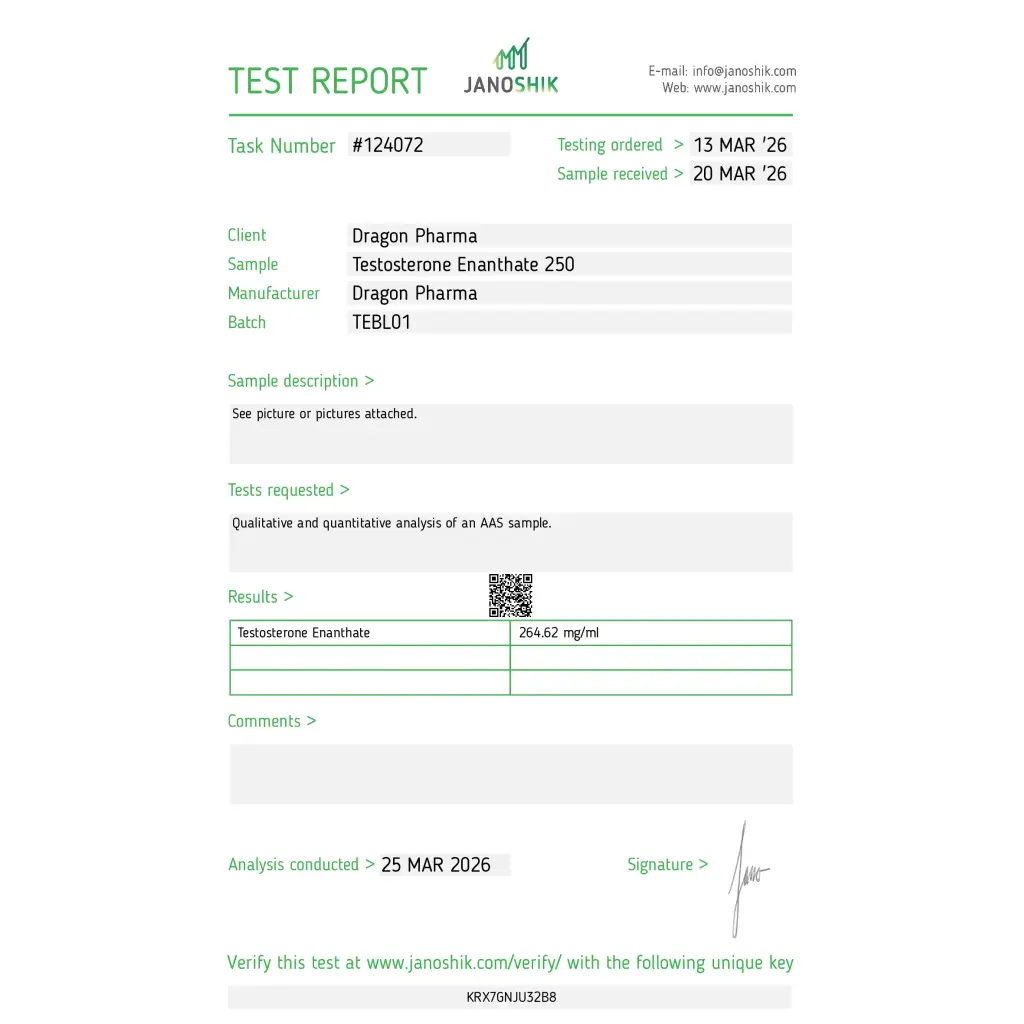 Enantat 250 Dragon Pharma