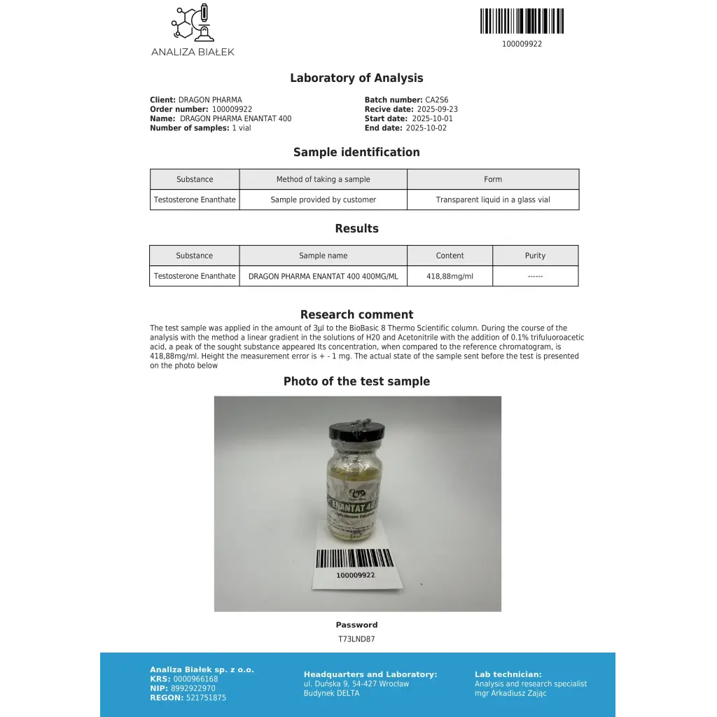 Enantat 400 Dragon Pharma