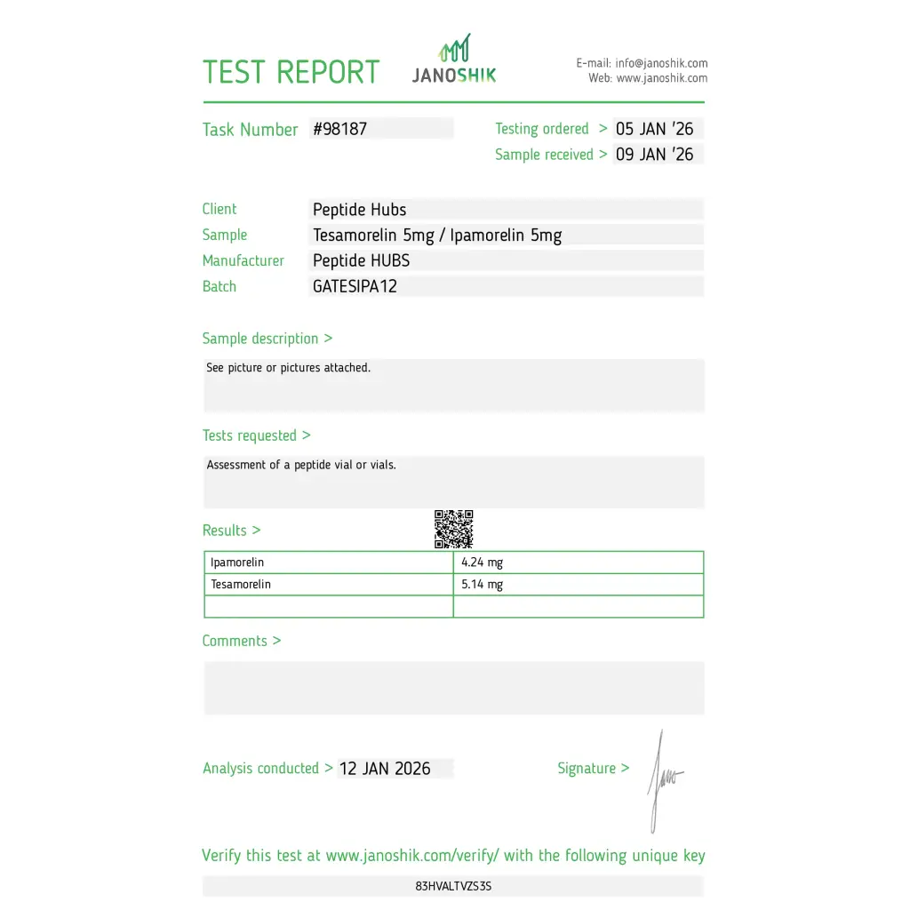 Tesamorelin / Ipamorelin 5/5 mg